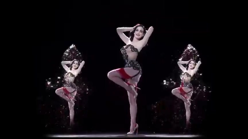 [图]【Dita Von Teese】Christian Louboutin｜Burlesque Hologram全息图广告