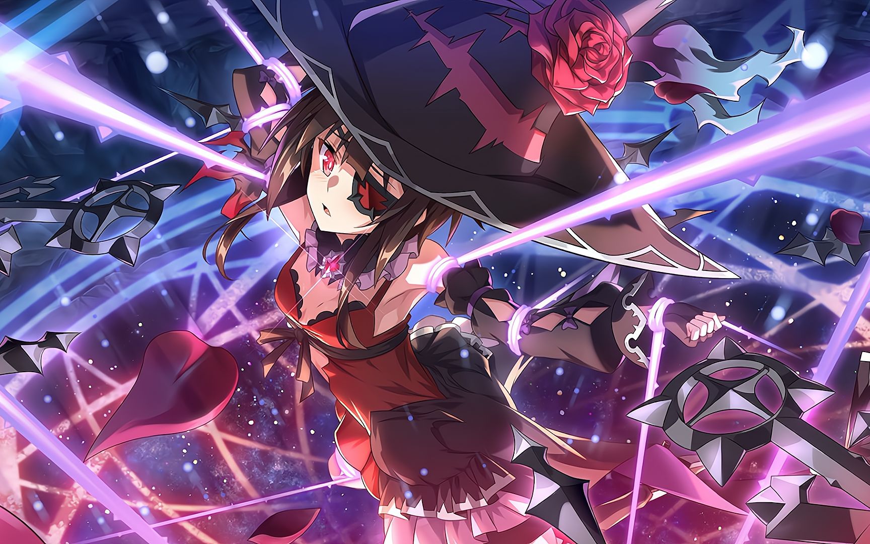 禁断冒险者惠惠!红魔学园服爱丽丝!暴毙五步池!