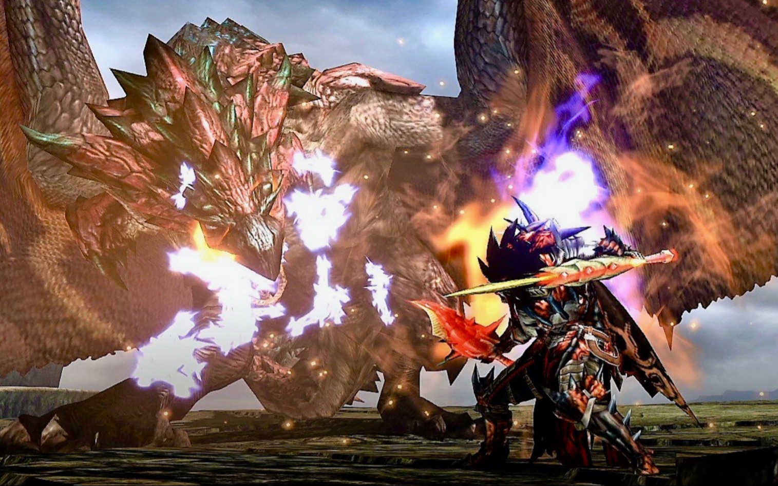 【mhxx/gu】超特黑炎王 强袭双刀 072248 猫火