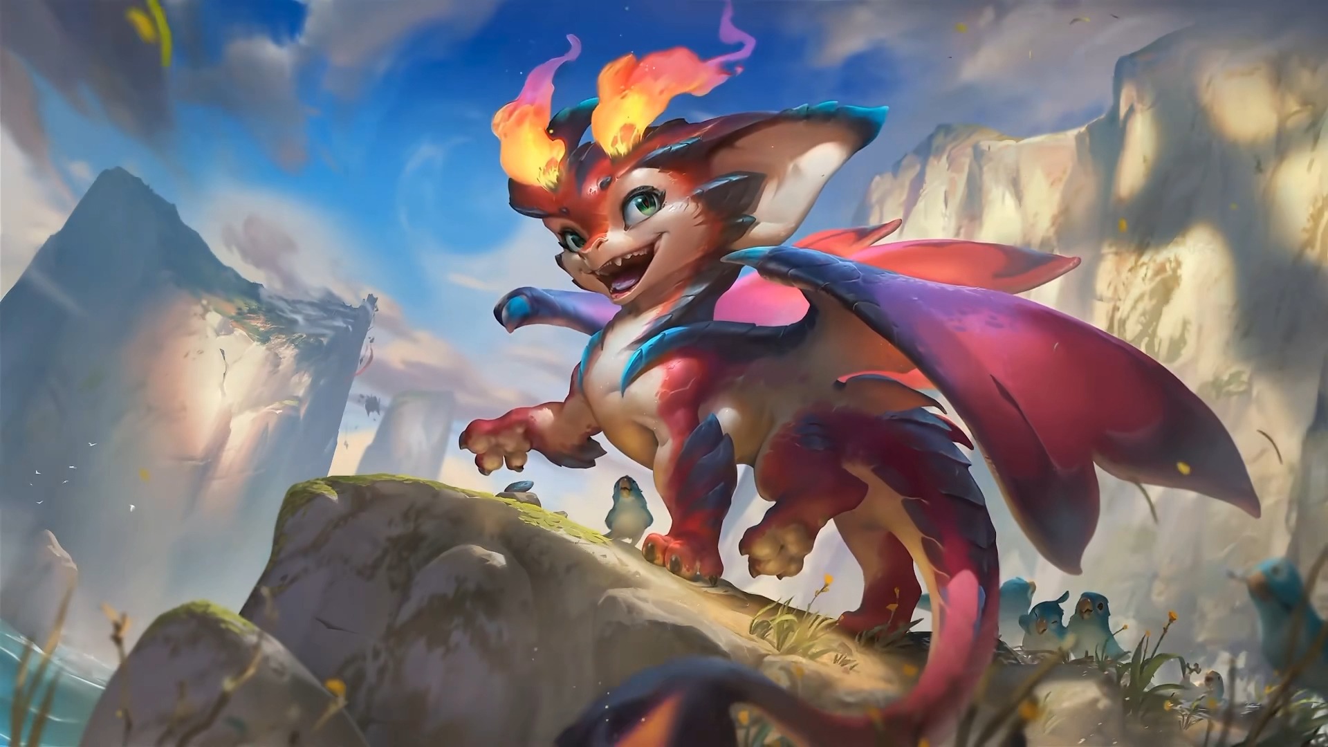 【英雄联盟动态原画/壁纸】炽炎雏龙–斯莫德