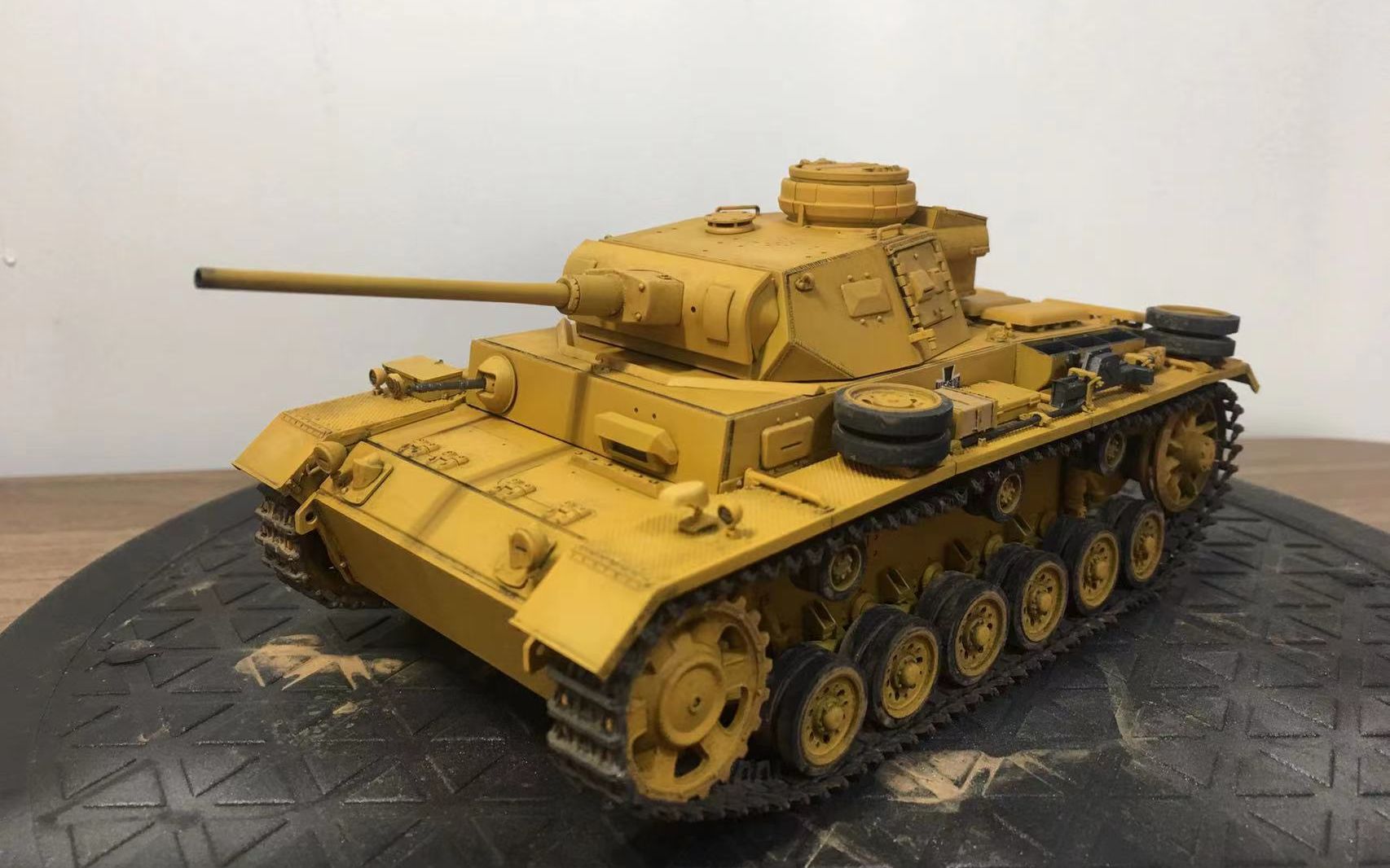 【少女与战车】黑森峰三号j型坦克模型 艾莉卡觉醒后的本命战车