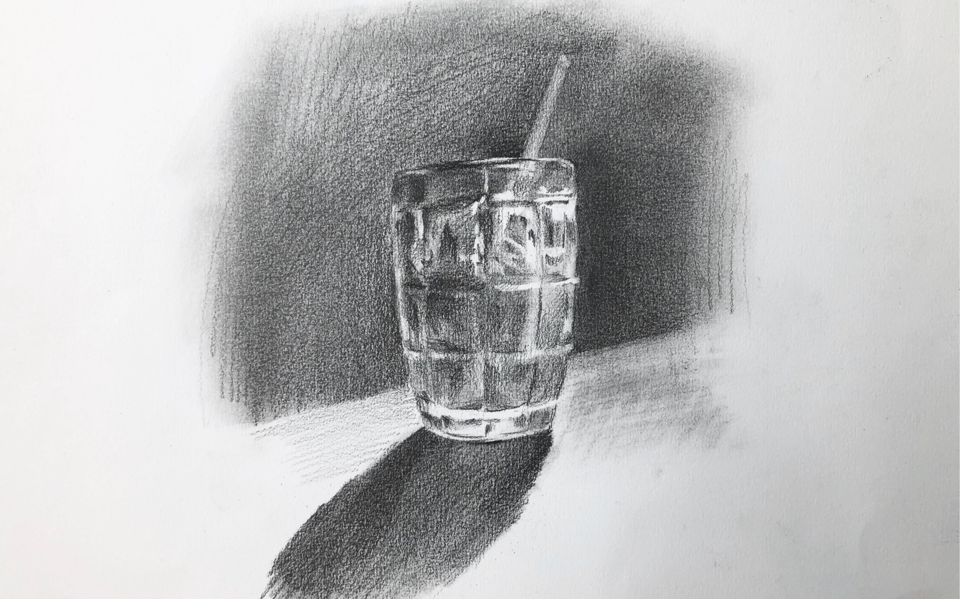 活动作品分享每日一画逆光的杯素描