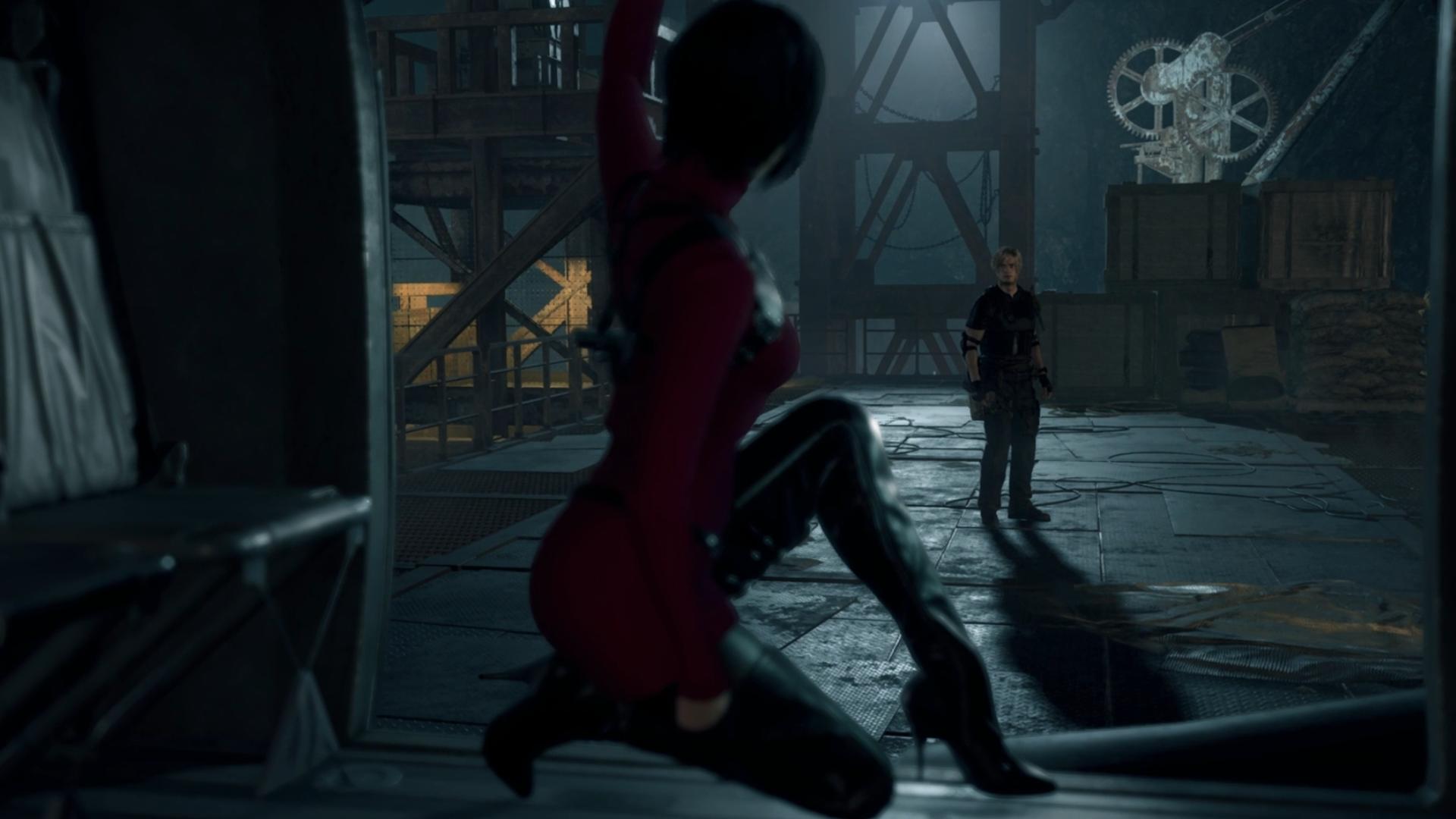 【生化危机4重制版】里昂和艾达这对一出现我就知道稳了