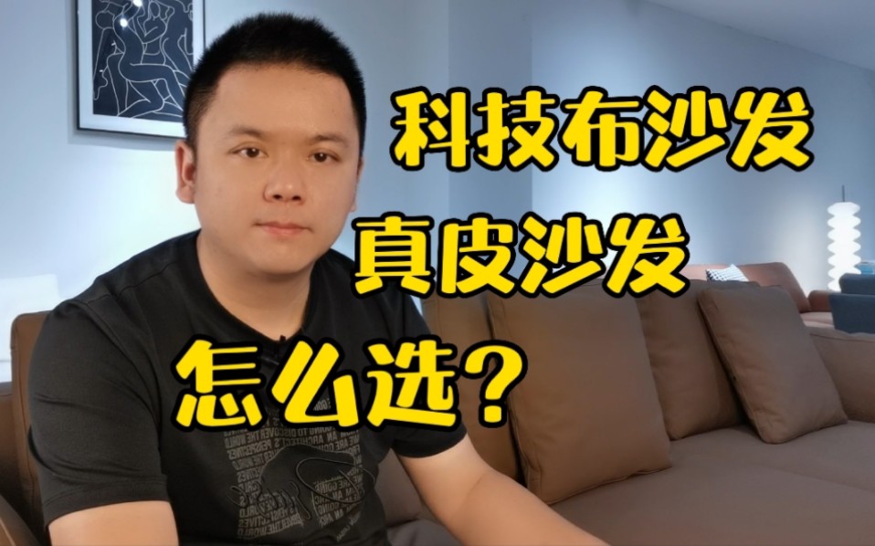 科技布沙发和真皮沙发哪种好?怎么选?哔哩哔哩bilibili