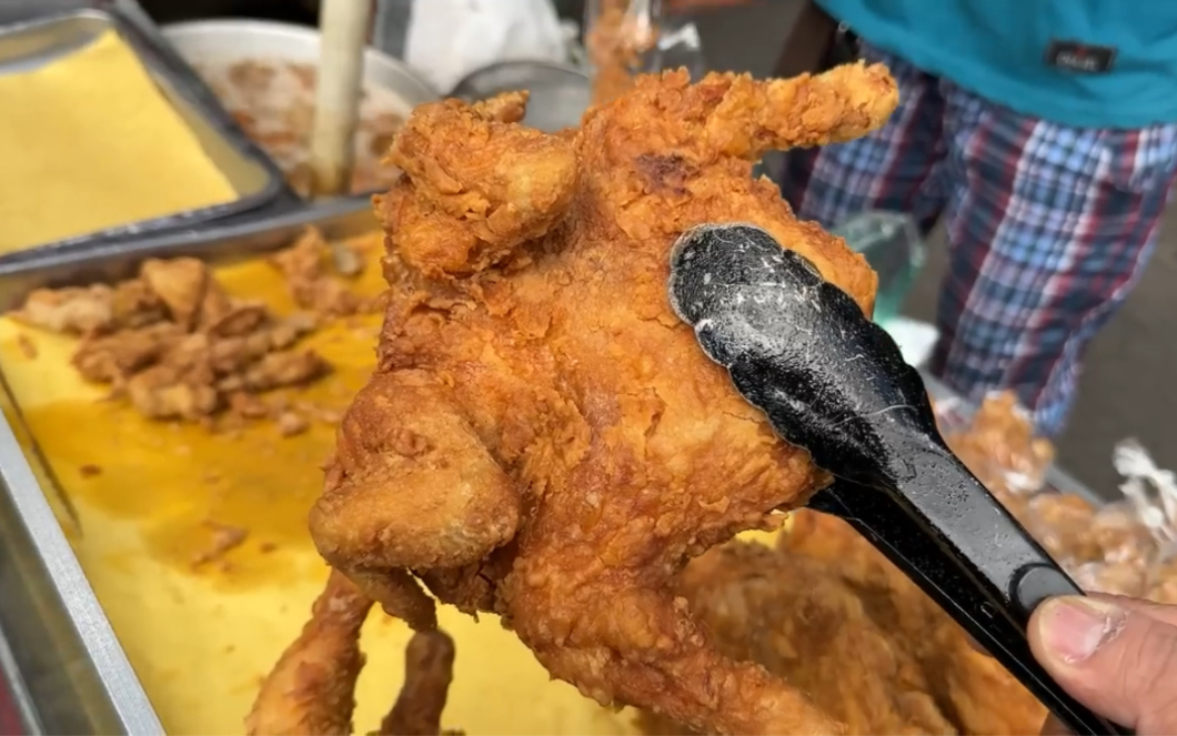香脆可人的街边炸鸡【菲律宾 美食】