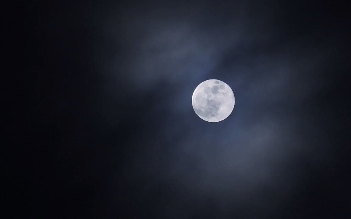 f935月黑风高圆月若隐若现月亮皓月满月上升黑夜晚上