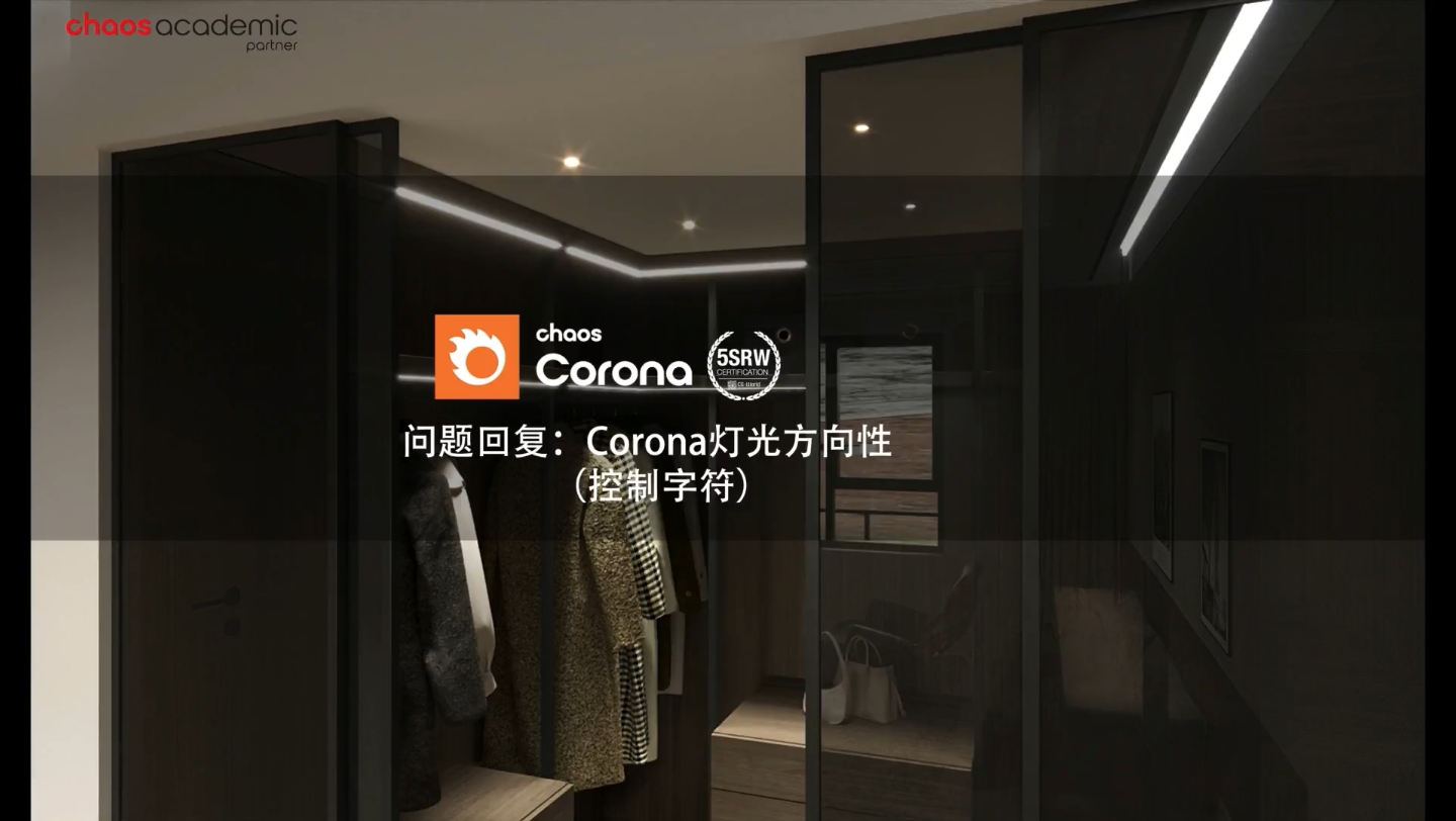 Corona 灯光方向性(控制字符)哔哩哔哩bilibili