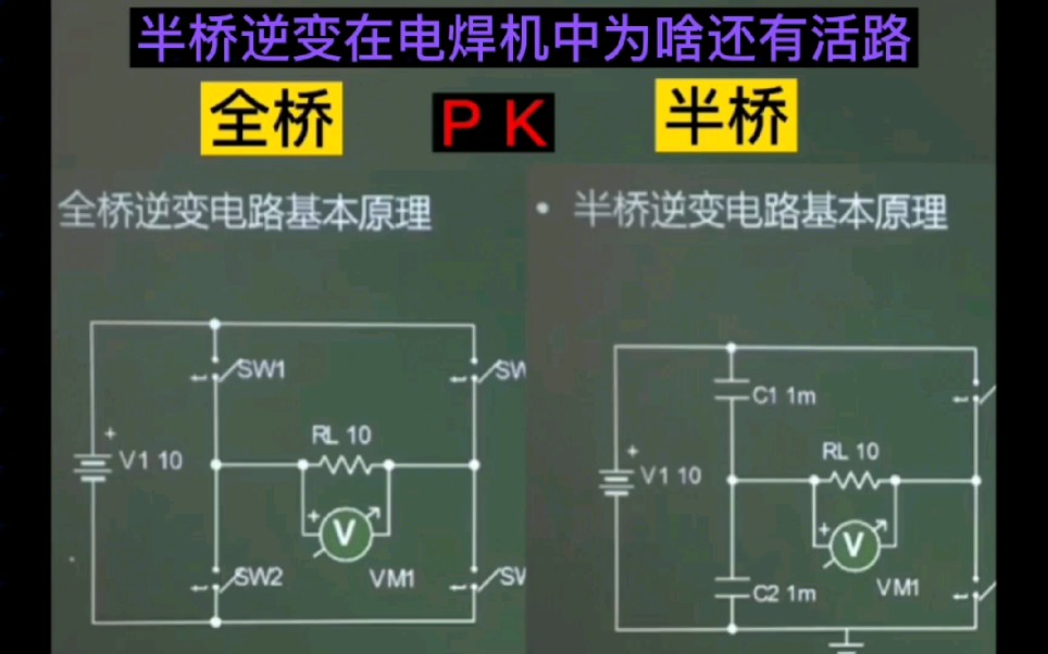 都说全桥驱动好,半桥凭什么在电焊机中有生存空间呢?哔哩哔哩bilibili