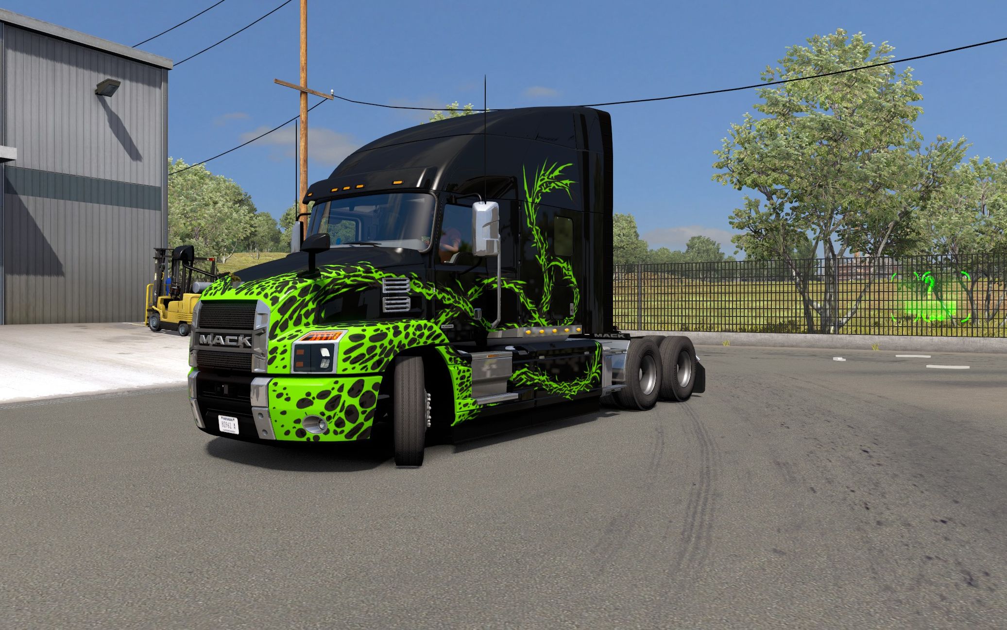 美国卡车模拟-幸福提车记,全新mack重卡,传奇卡车1.37