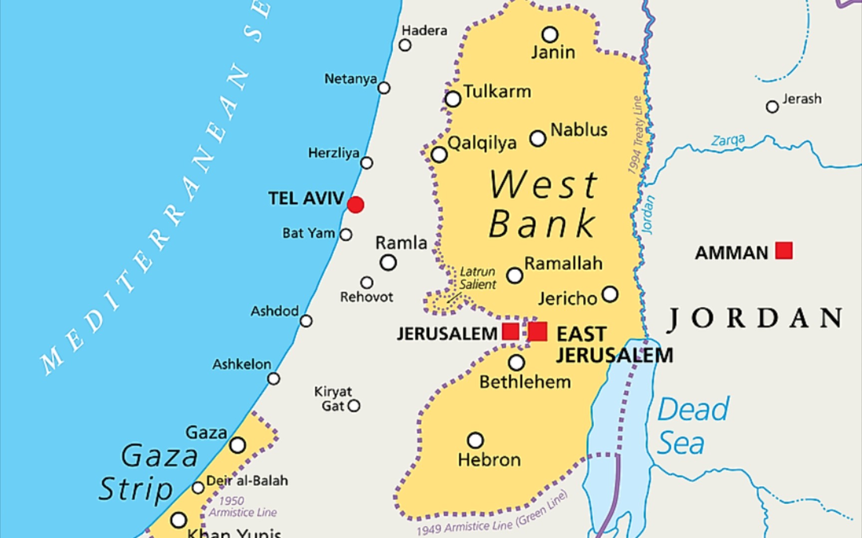 另一条战线——约旦河西岸——以色列军队和犹太定居者共同压榨