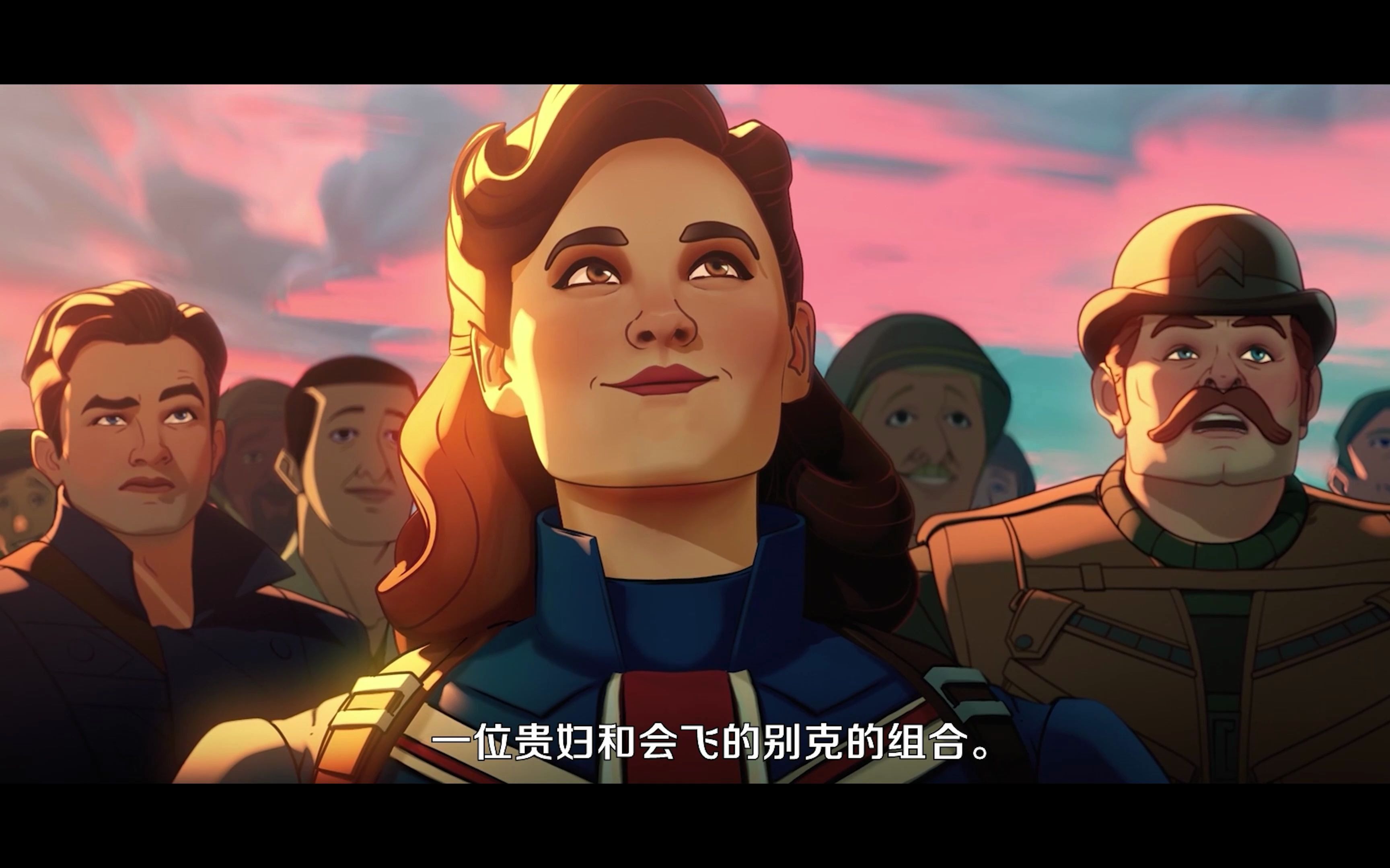 活动  漫威-假如,多元宇宙动画,第一集讲的是美国队长