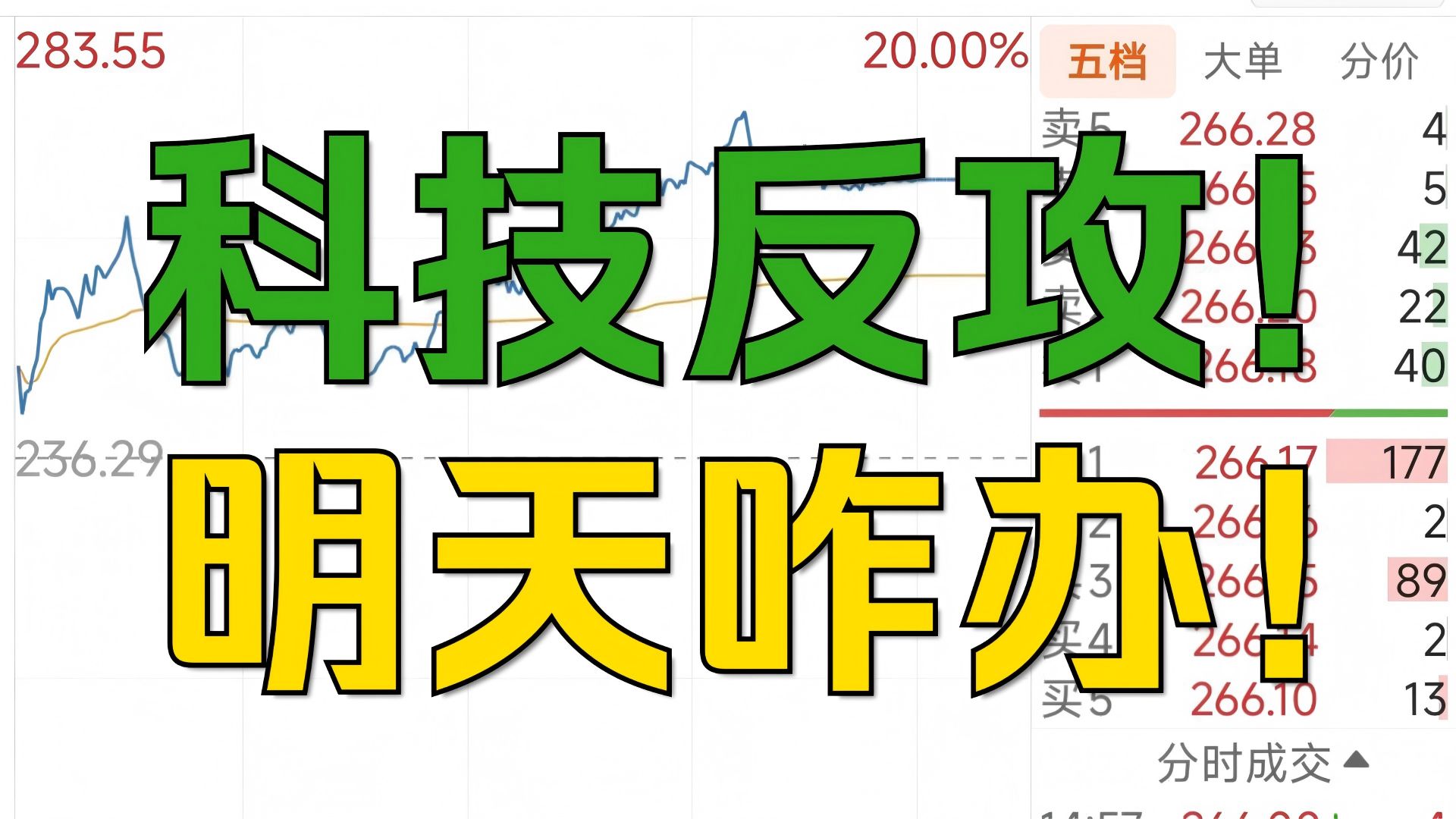 5000亿增量跑步入场！强势科技硬核逼空！今天对科技爱答不理，明天就立马高攀不起！这就是现实！