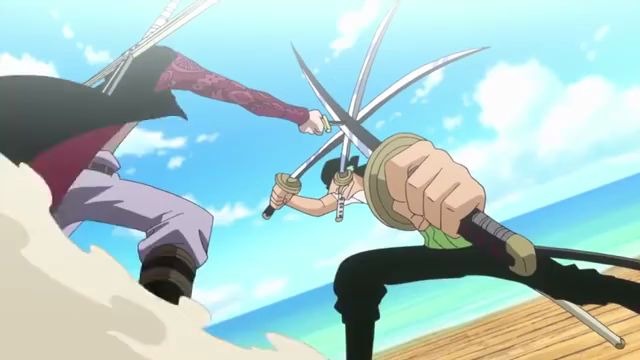 索隆和鹰眼的差距还有多远