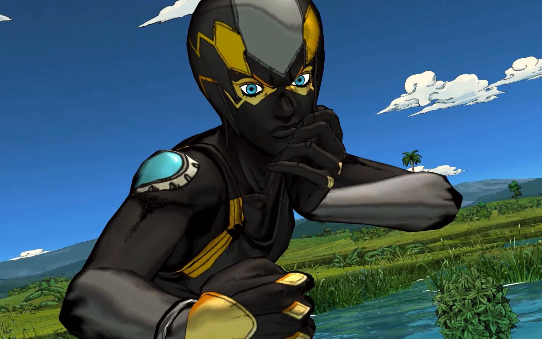 jojo:幽浮一族斗魂骇客vs荷尔荷斯,两人都可以使用枪械进行战斗