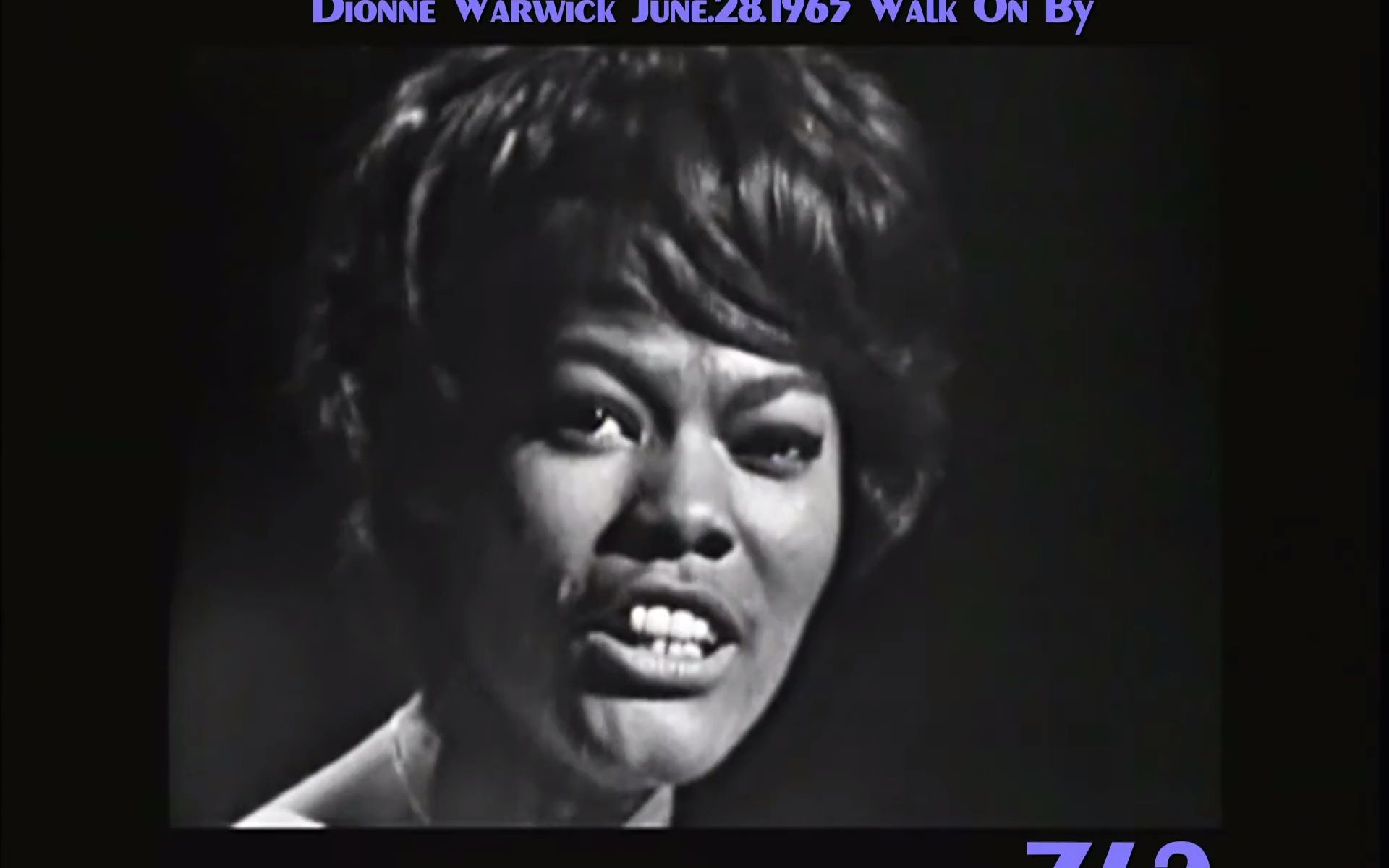 [图]【早期珍贵全场大合唱现场】Dionne Warwick - Walk On By 1965.06.28