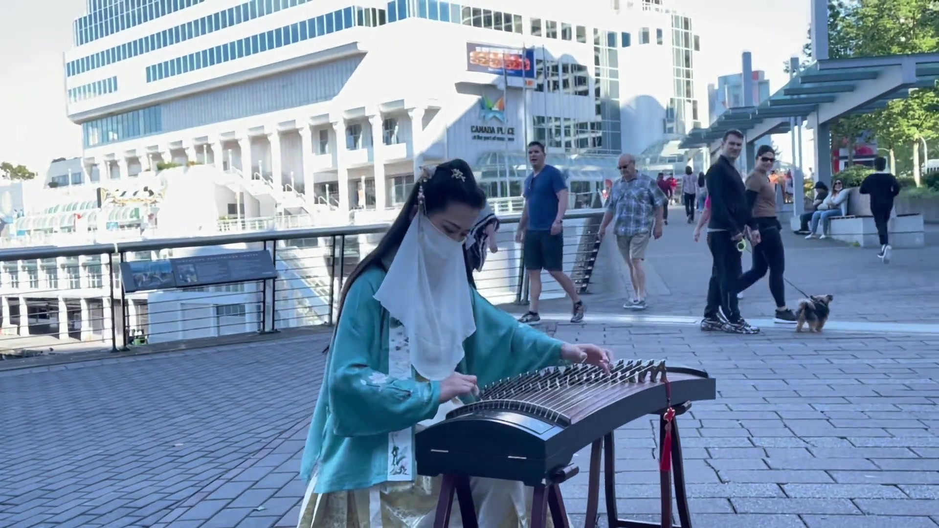 弘扬国乐乐器演奏古筝加拿大古筝刀马旦