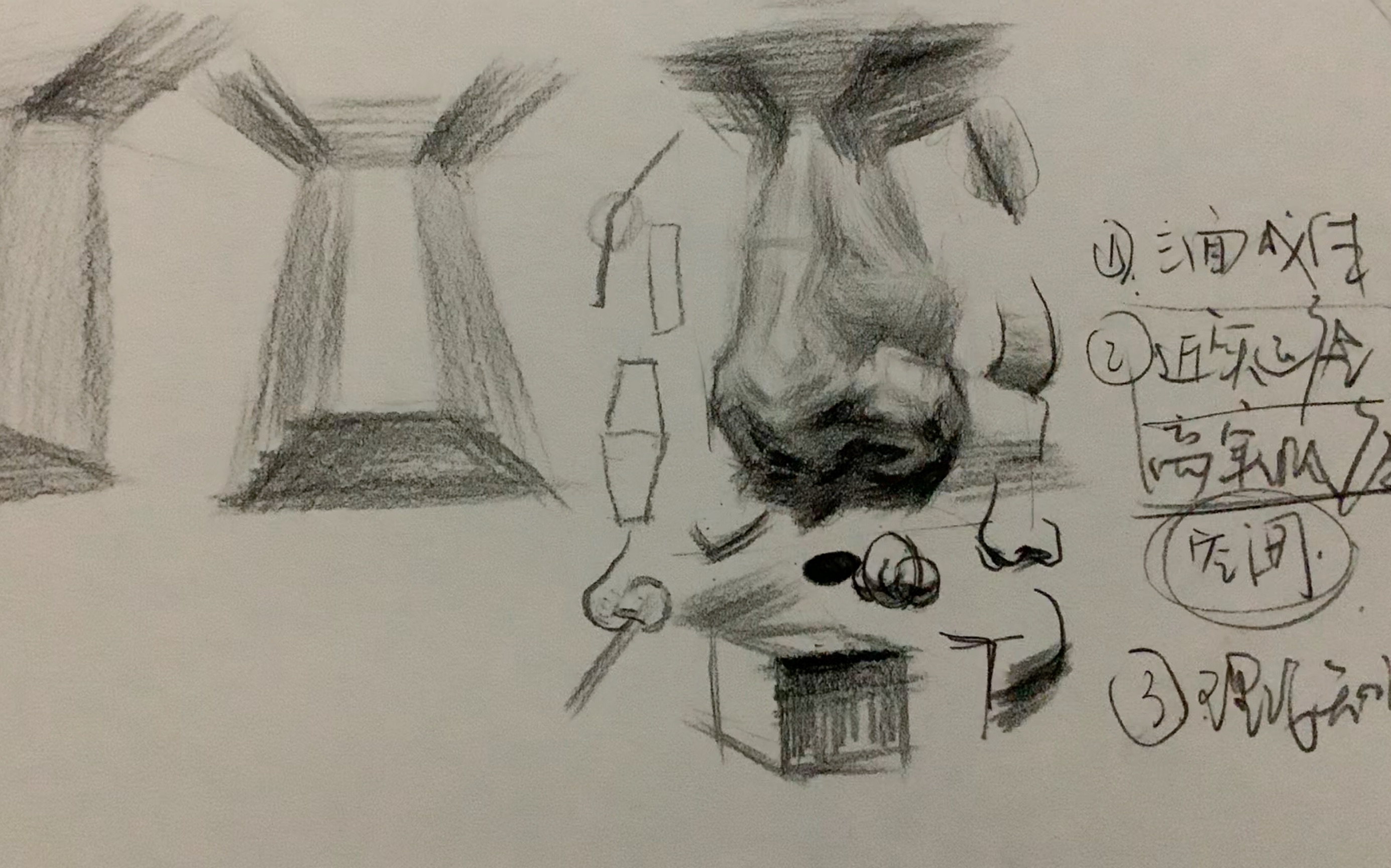 四分之三侧鼻子的讲解