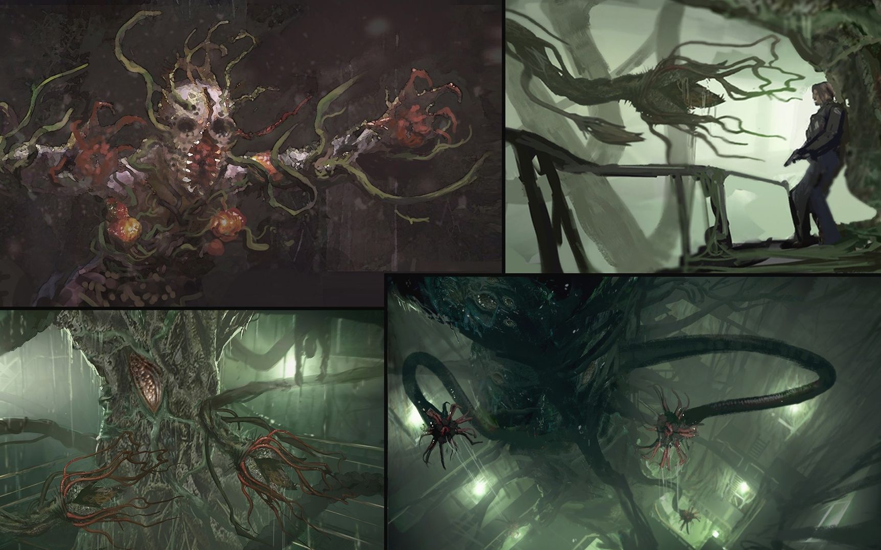 【淡看61生化危机2重置】新的生化兵器藤蔓(植物丧尸)袭来24_哔哩