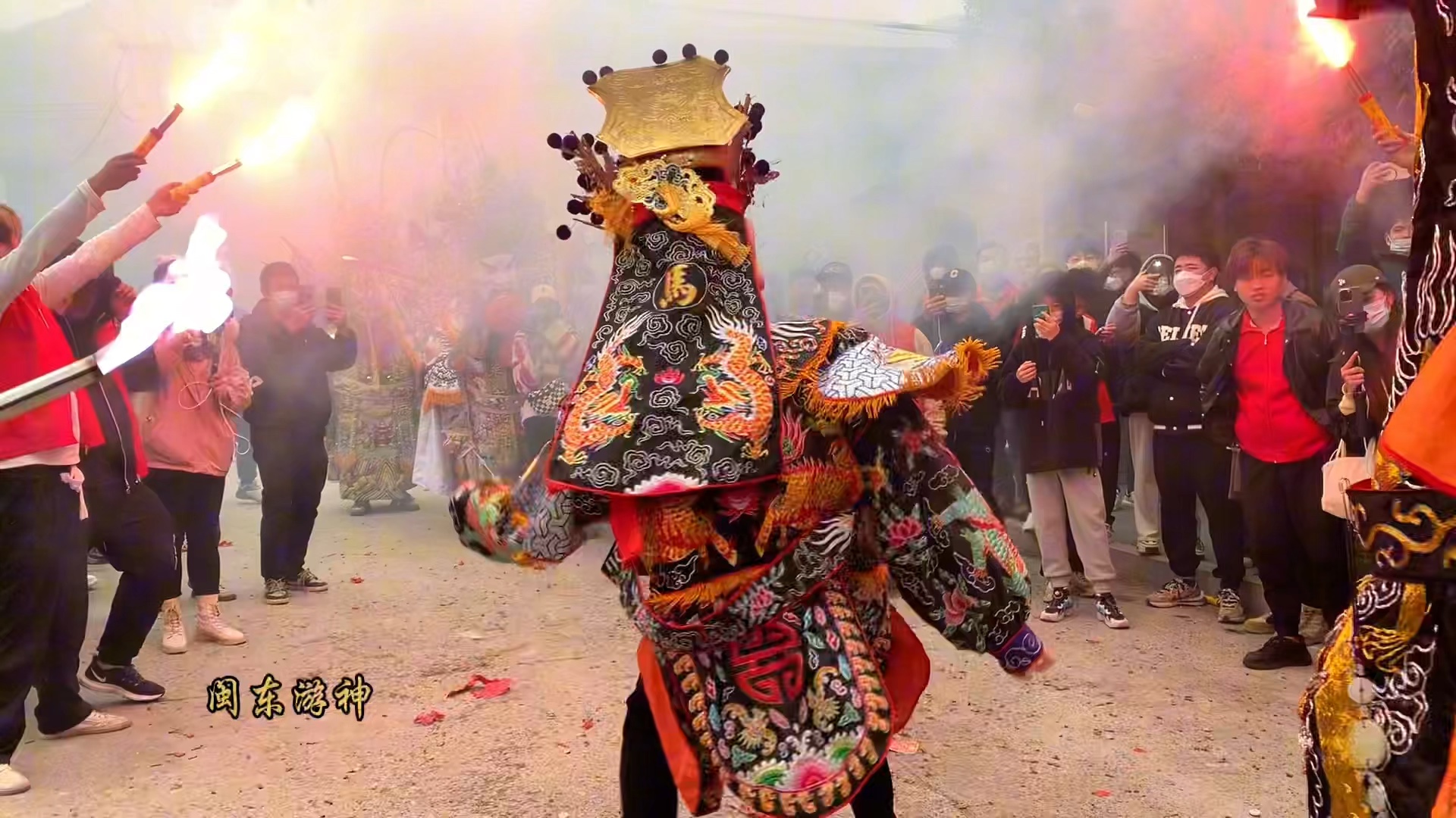 福州长乐鹤上游神#闽东游神文化 #福建民俗文化 #国风正当红