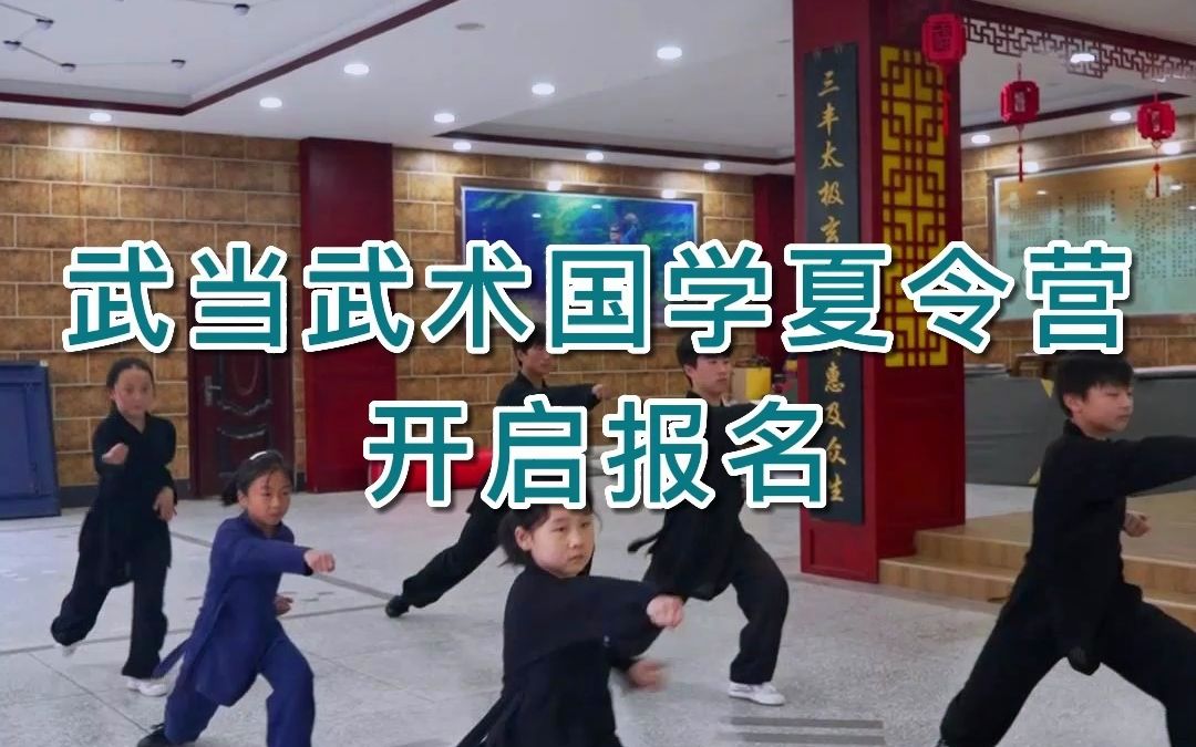 [图]2023年青少年武当武术国学夏令营开启报名