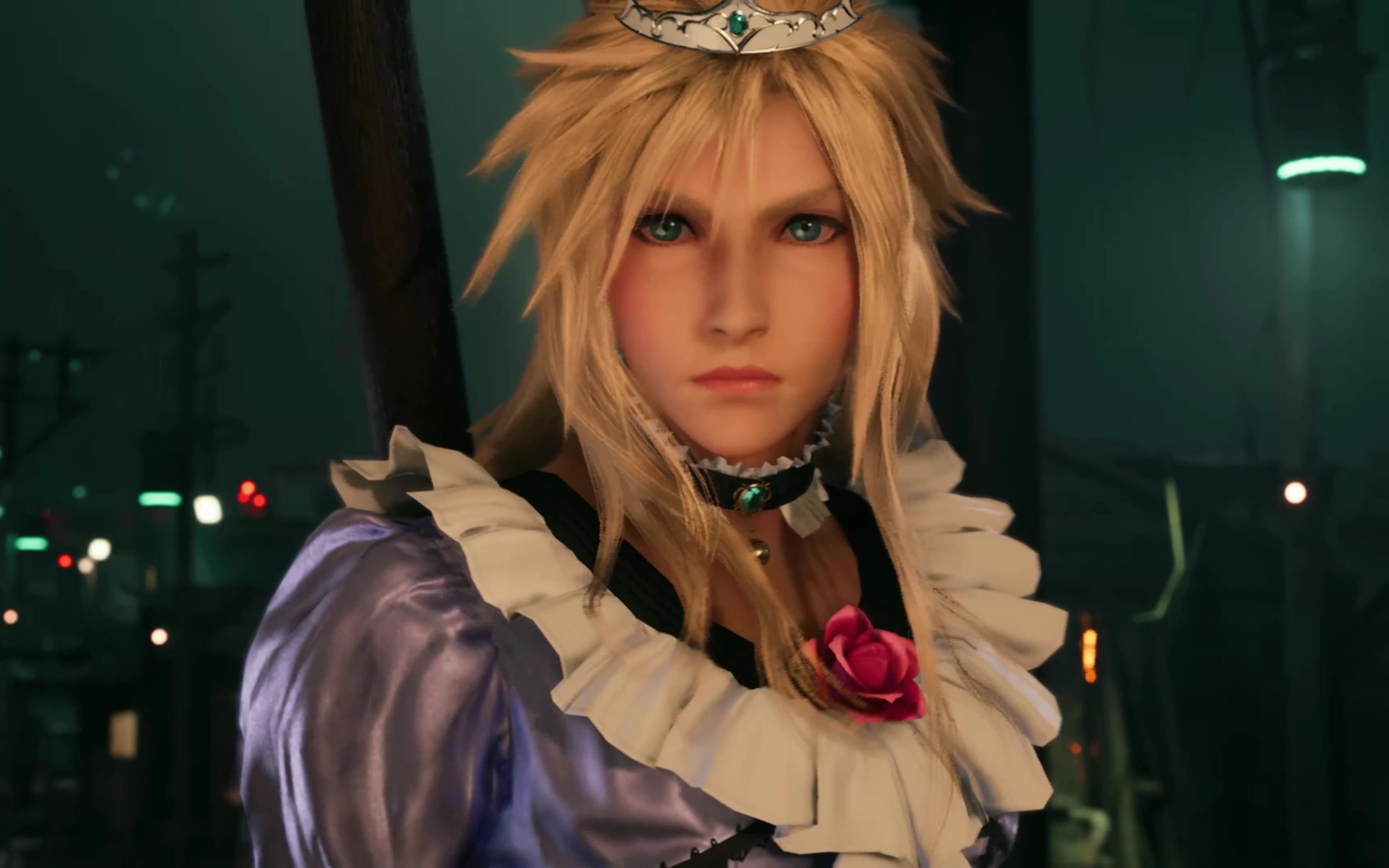 4k60帧 最终幻想7重制版 克劳德"女主"mod展示(下