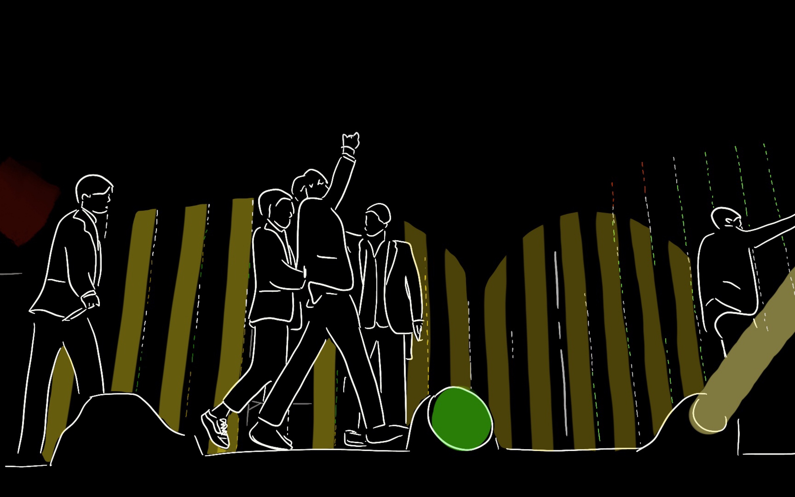 手绘演唱会现场还是第一次见吧!水晶女孩不认输的第二天!