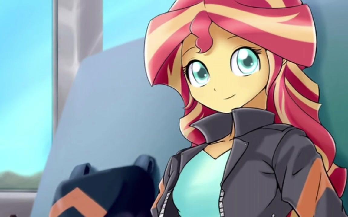 mlp:fim sunset shimmer - tribute - just like fire_哔哩哔哩_bili