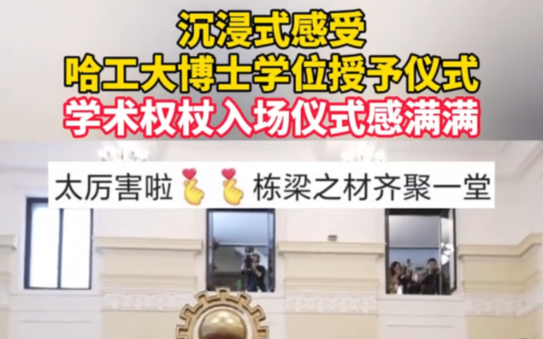 哈工大学术权杖图片