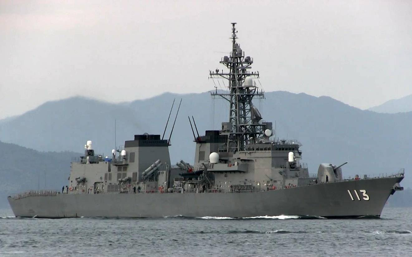 【海上自卫队】高波级驱逐舰"涟波"号(dd-113)吴基地入港(2020/1/25)