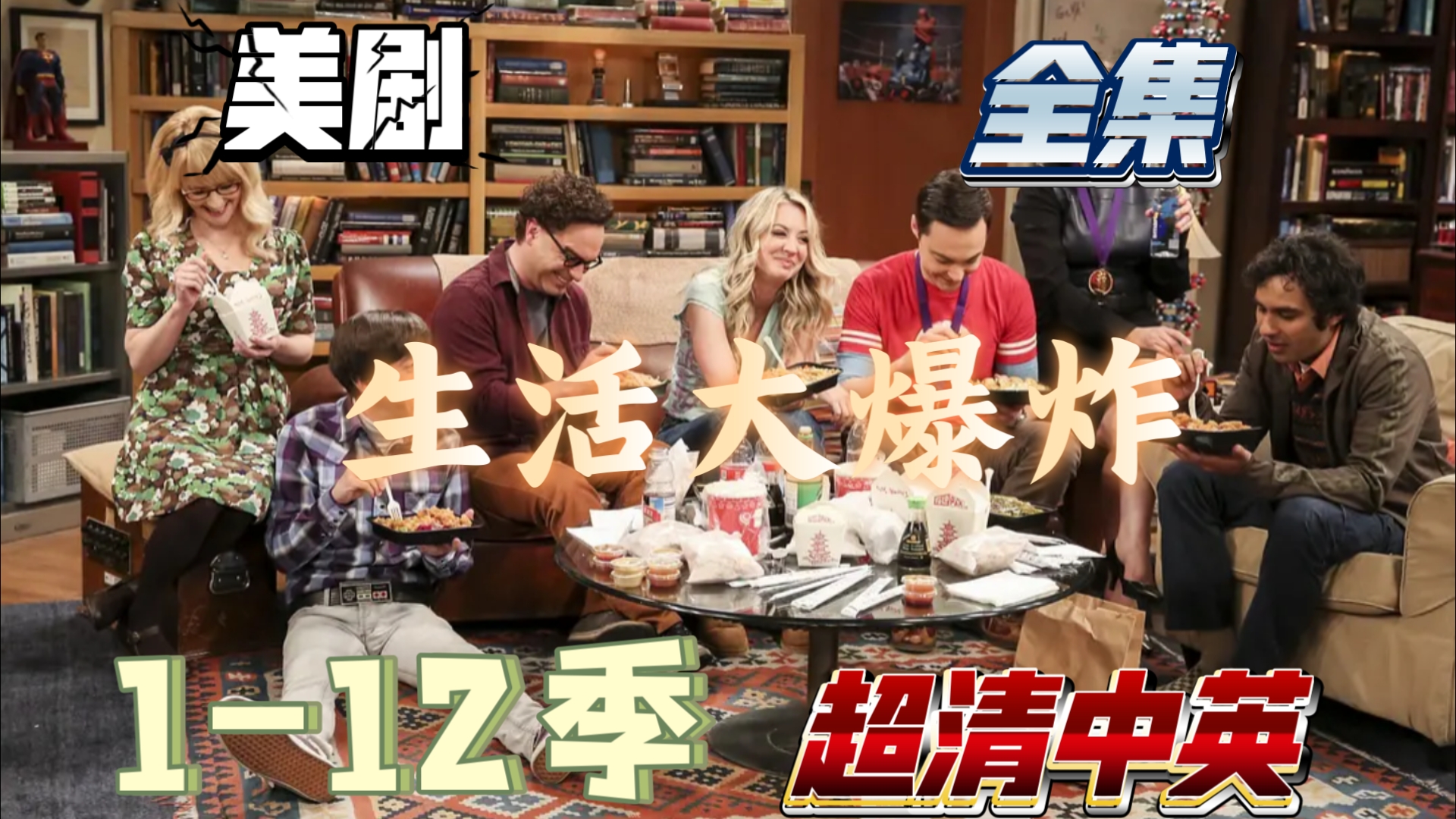 高分美剧 生活大爆炸 1-12季超清中英4k全集 网盘分享 自取