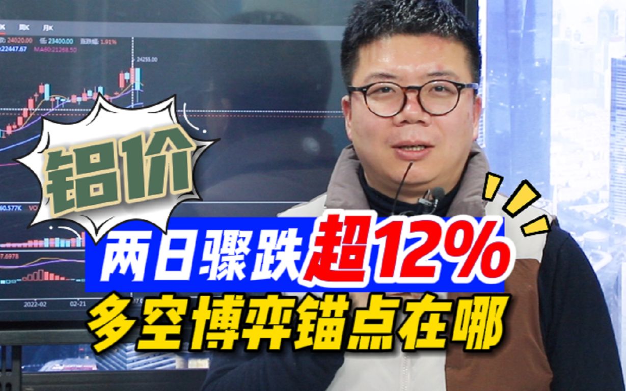 【金属行情】铝价两日骤跌超12% 多空博弈锚点在哪?哔哩哔哩bilibili