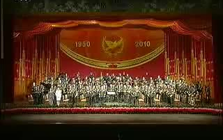 [图]中国人民解放军军乐团访朝演出电视实况（2010.10.25）