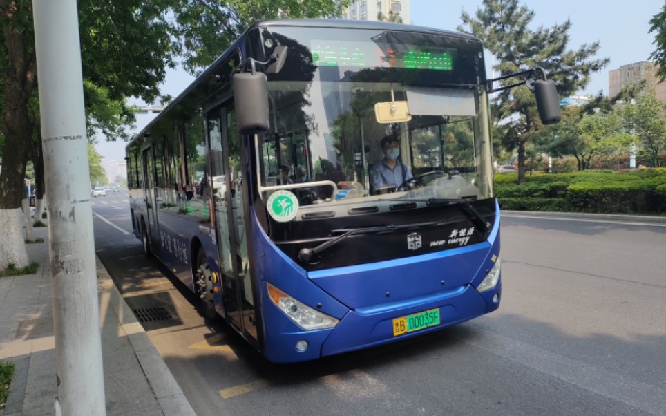 (pov033)(黄岛区第一个作品)青岛市黄岛区h22路公交车(江山瑞城小区