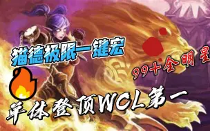 Download Video: 魔兽世界WLK亚服猫德德鲁伊输出教学 一键宏AHK 实现全自动输出 爆炸DPS WCL单体登顶第一 秒伤稳定7k