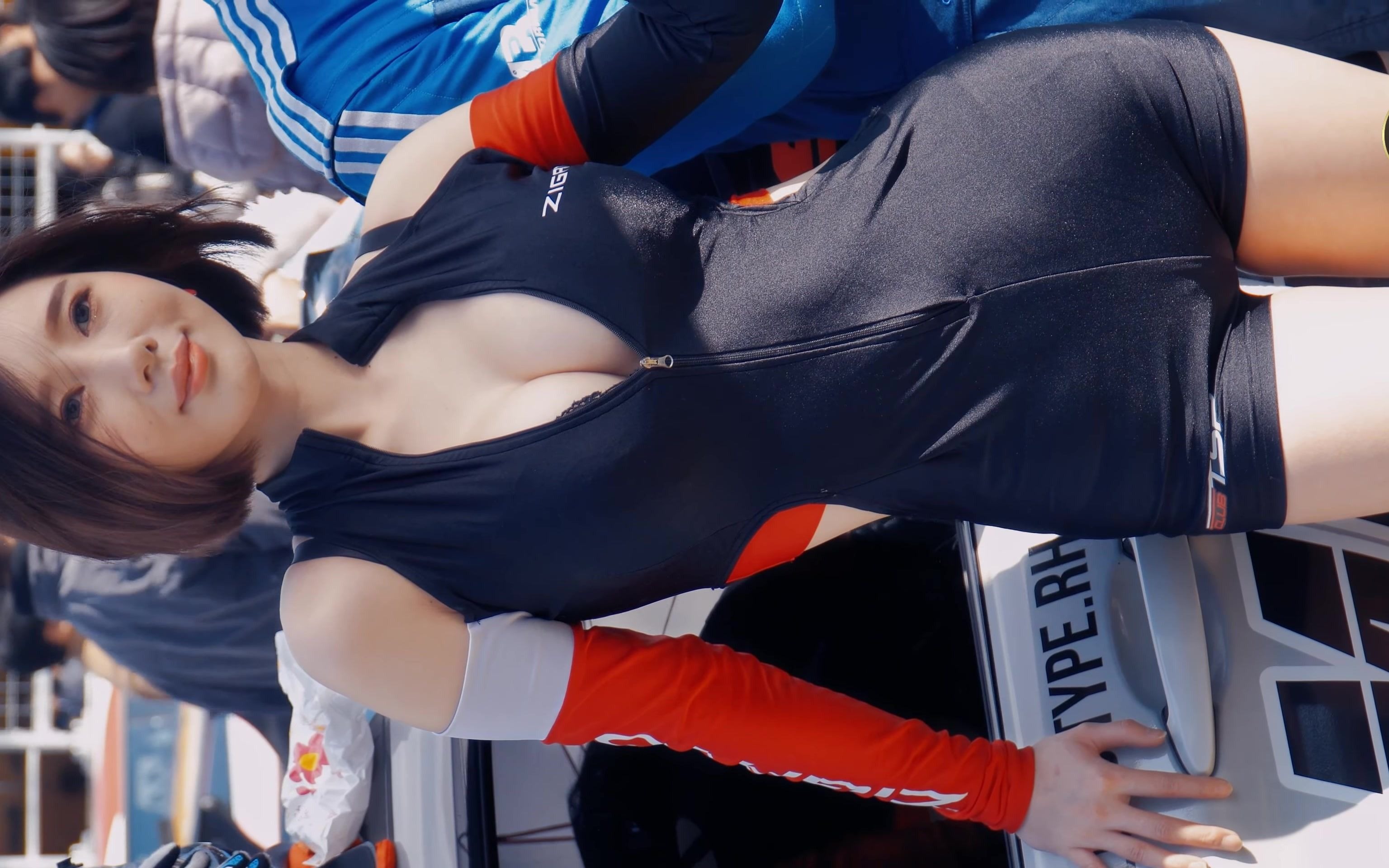 真4k赛车模特宋珠雅宋珠雅3直拍2019