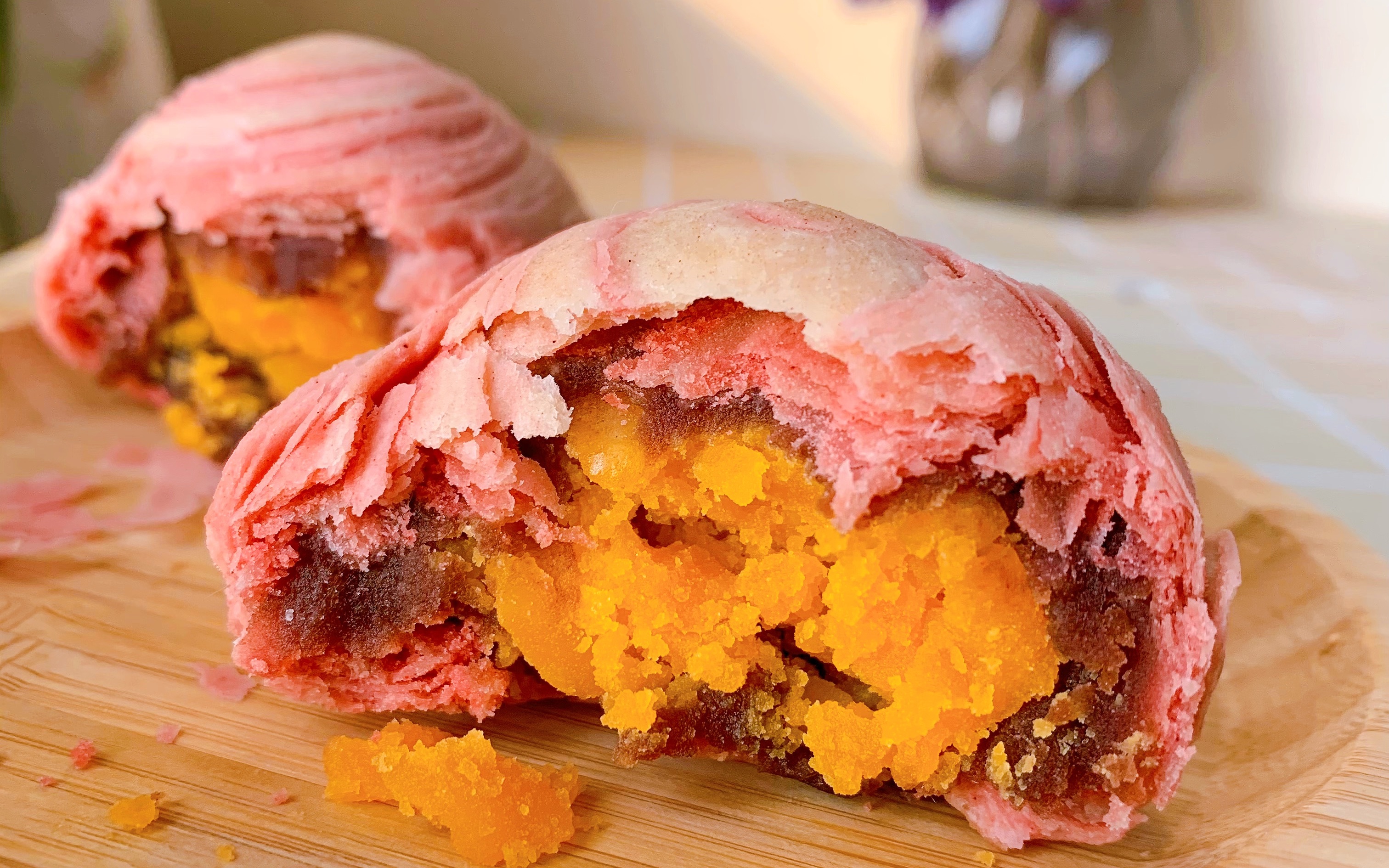 vlog.3 紫薯蛋黄酥 冰粉_哔哩哔哩 (゜-゜)つロ 干杯~-bilibili