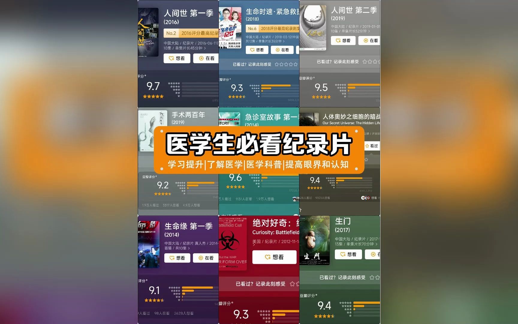 医生必看纪录片哔哩哔哩bilibili