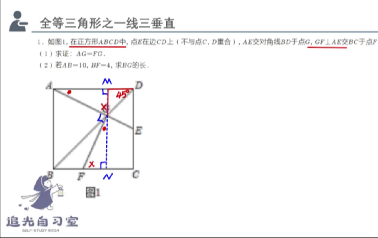 240914全等三角形之一线三垂直模型