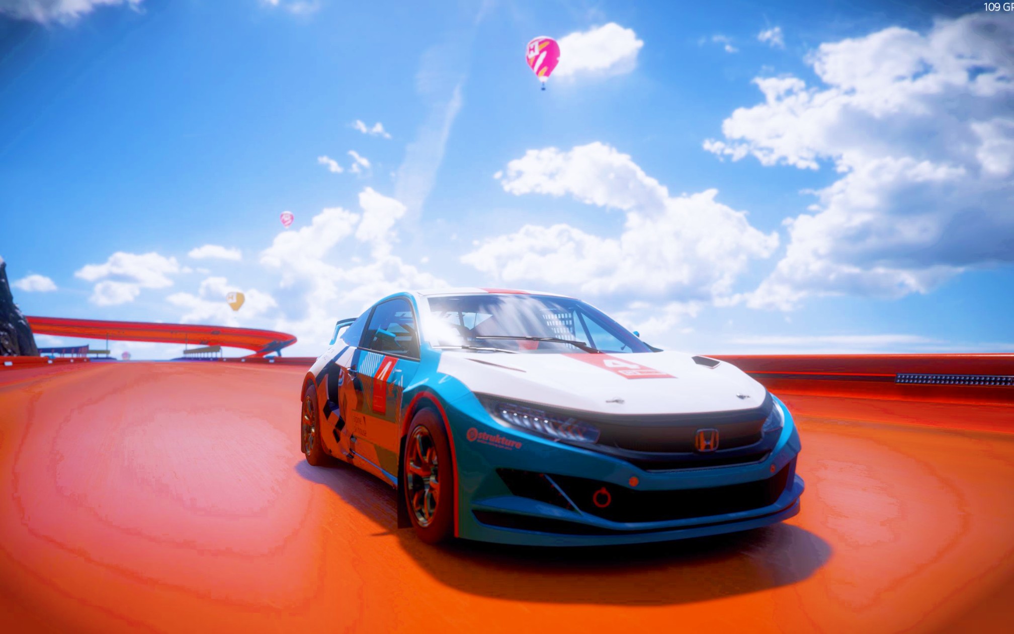 fh5|地平线5本田思域coupe2016溜溜s1风火轮环道