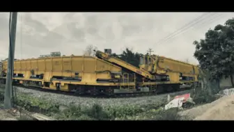 上周在2场见的大机终于出现在眼前了，还有矿渣车