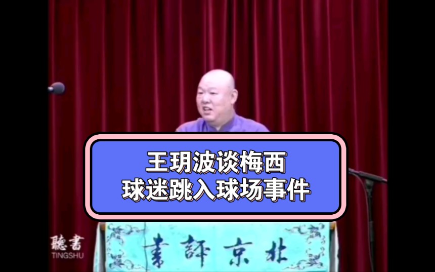 王玥波谈梅西球迷跳入球场哔哩哔哩bilibili