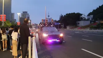 五月四号福州五一广场升旗仪式