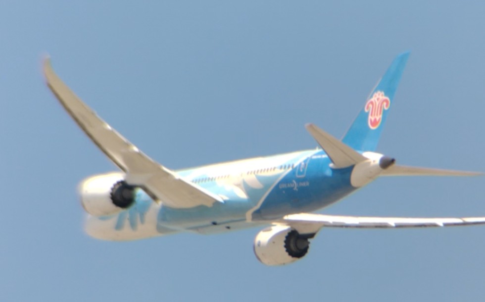 【航空摄影】中国南方航空波音787-8梦想客机(b-2737)深圳宝安国际