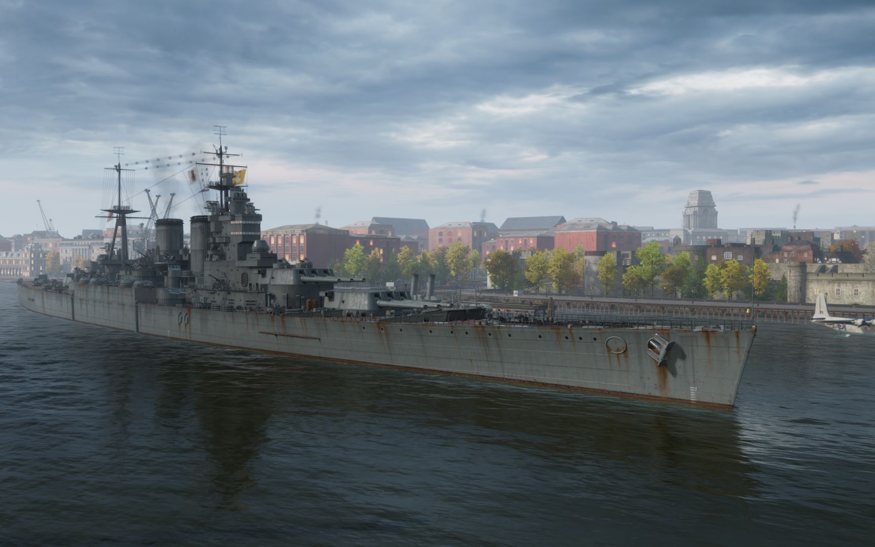 《战舰世界》 霍克 1673裸经验 12/28