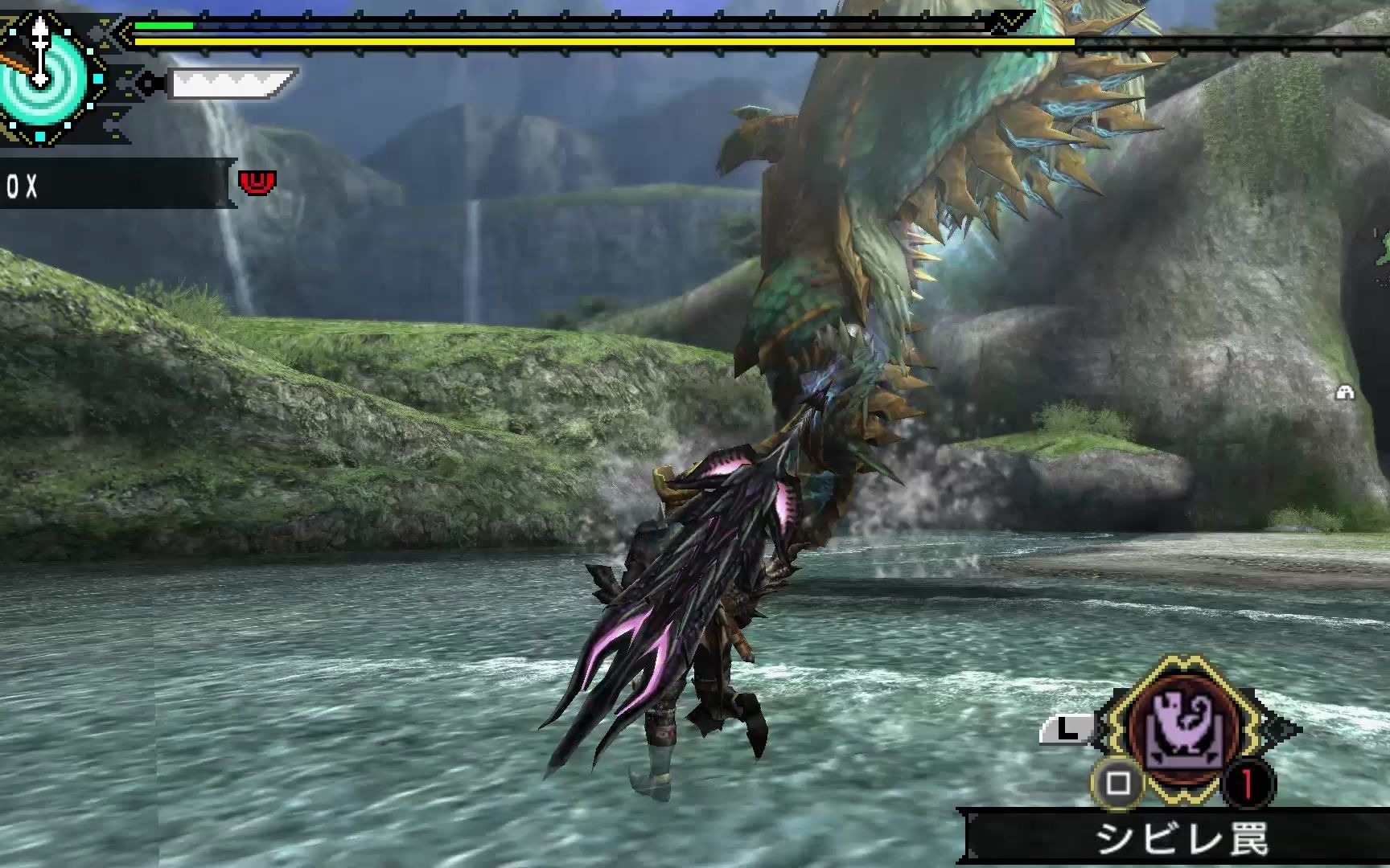 转mhp3上位雷狼龙猫火大剑3分37秒10有牵捕获