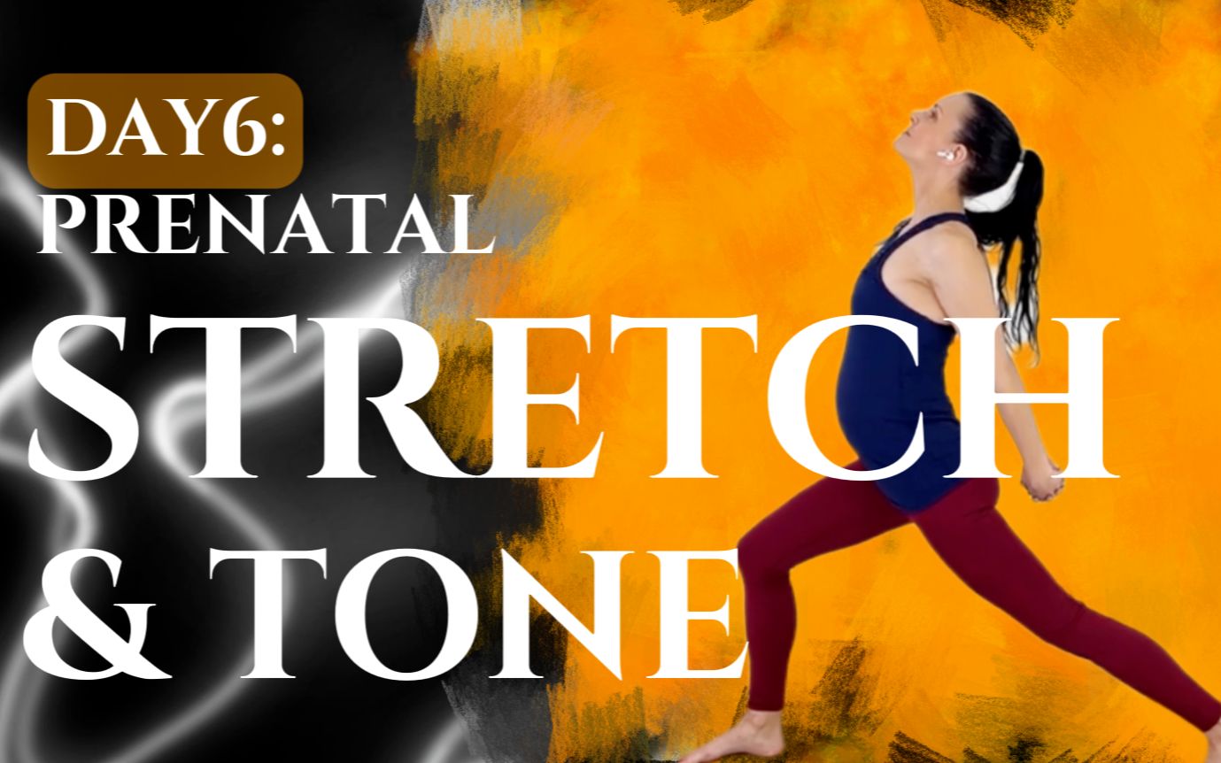 [图]Jessica Pumple | Day 6 | Pregnancy Stretches & Tone - Stretching & Strength