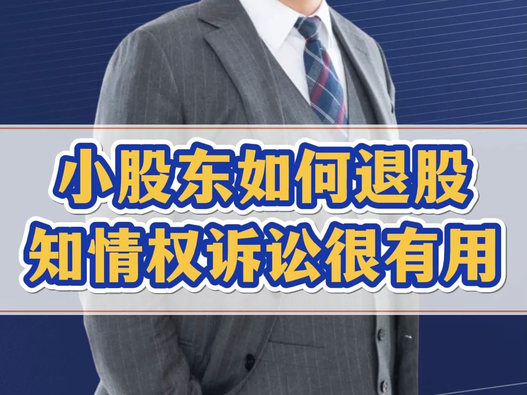 小股东如何退股?利用好知情权查账权,保障自己的权益哔哩哔哩bilibili