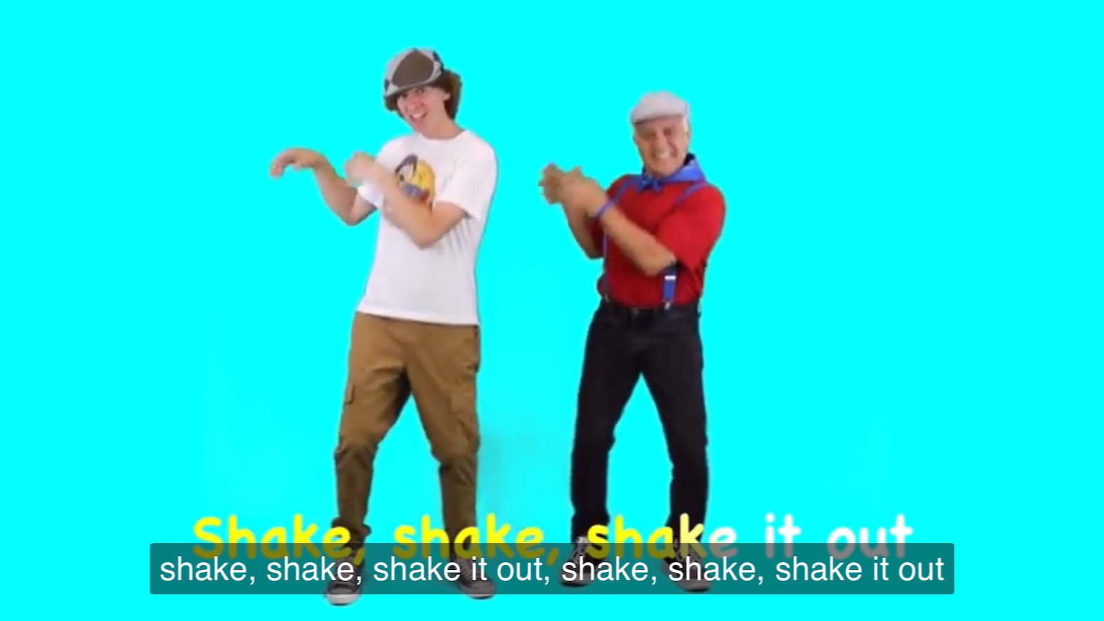 [图]shake it out（action song）活跃课堂氛围 warm up 大龄段小朋友超爱