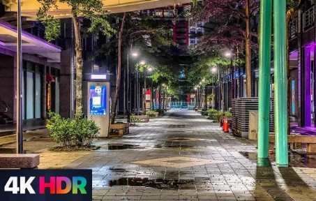 [图]4K 三级周五晚上雨中的信义区寂静美 | Walking in the Rain at Friday Night in Taipei