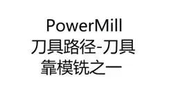 3323-20-PowerMill刀具路径-模型区域清除-刀具-靠模铣之一